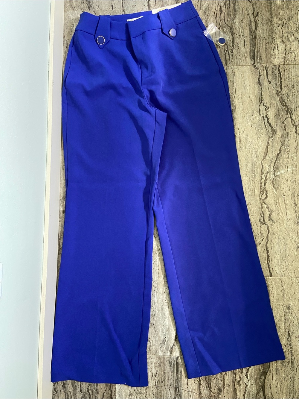 Cato Electric Blue Hi-Rise Pants